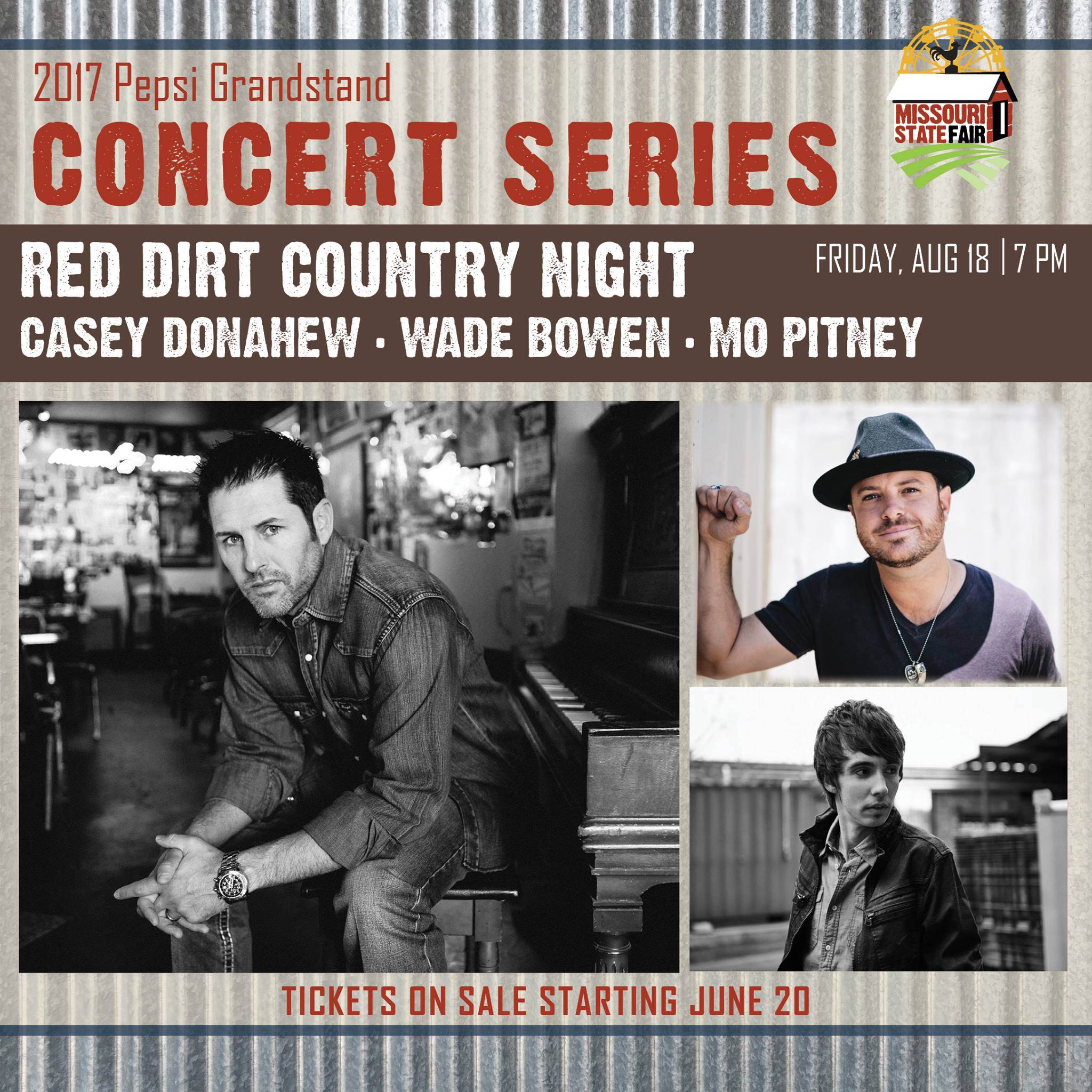 Red Dirt Country night at the Missouri State Fair announced
